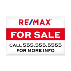 Aluminum signs for outdoor business and construction use