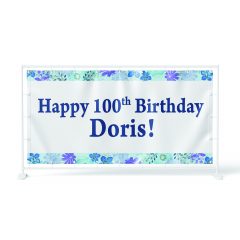 Large format commercial printer printing custom banners with vibrant colors